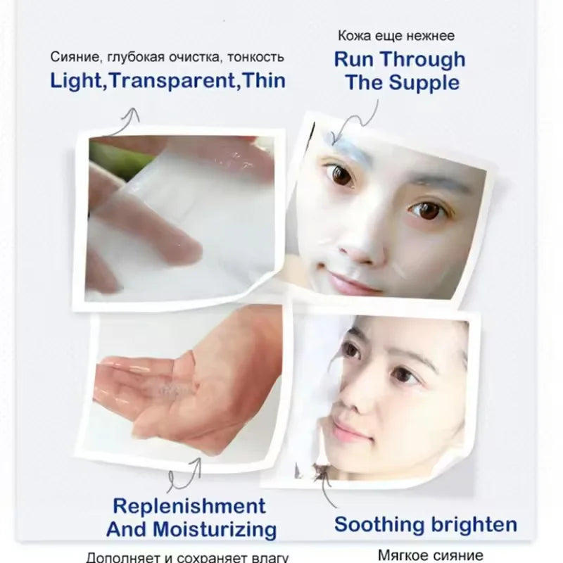 Snail Mucin Moisture Mask 10-Pack — Korean Hydration