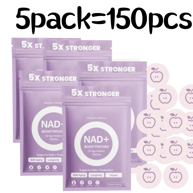 5x Enhanced Patch, NAD+Care Patch, Lazy Patch, Gentle Care for Arms and Waist, Kind Patch, Suitable for All Skin Types
