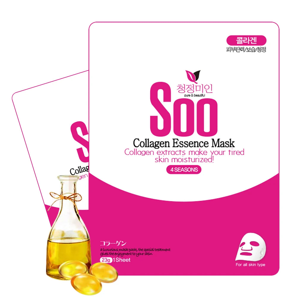 Pure Beauty 30-Day Sheet Mask Set — 12 Types Variety Pack