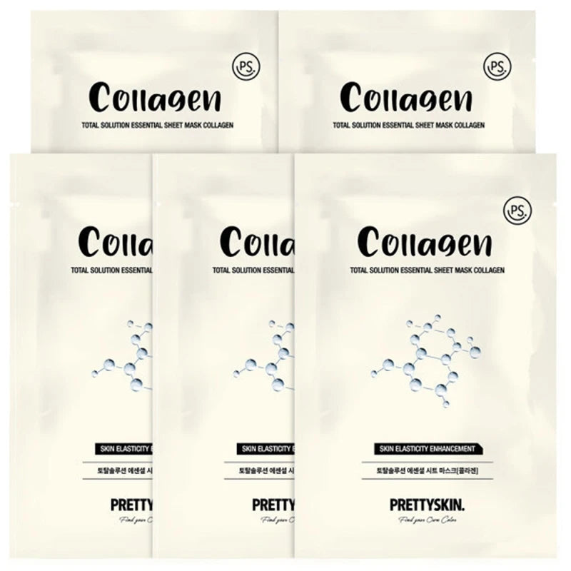 Prettyskin Collagen Daily Mask 50-Pack — 5 Types