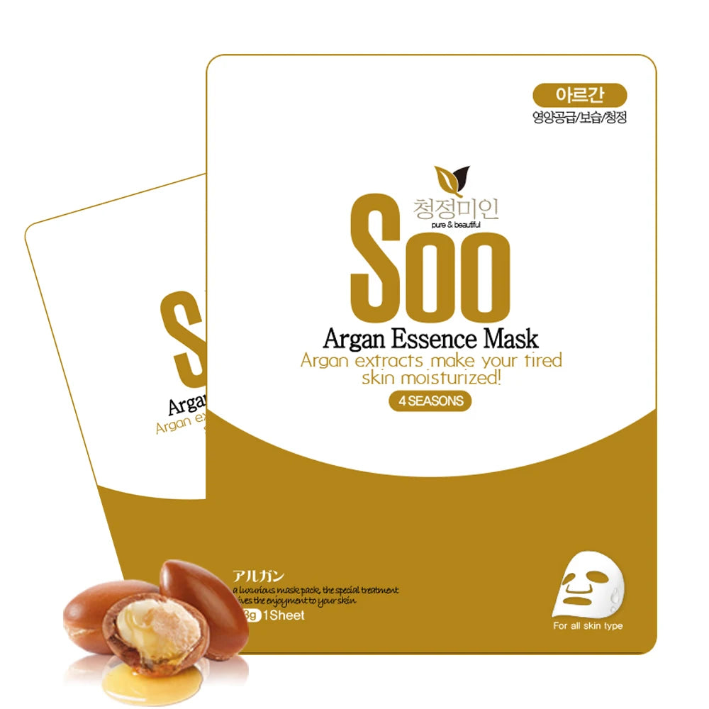 Pure Beauty 30-Day Sheet Mask Set — 12 Types Variety Pack