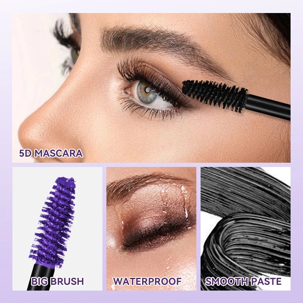 5D Mascara Set — 4 Color Wardrobe for Lashes