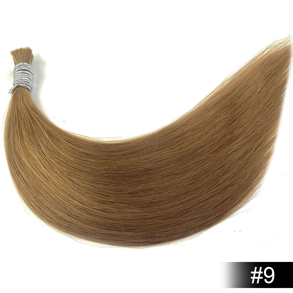 100% Human Hair Bulk No Weft Remy Vietnam Hair Straight Hair Bundles Real Natural Black Hair 613 Blonde 30inch For Braiding