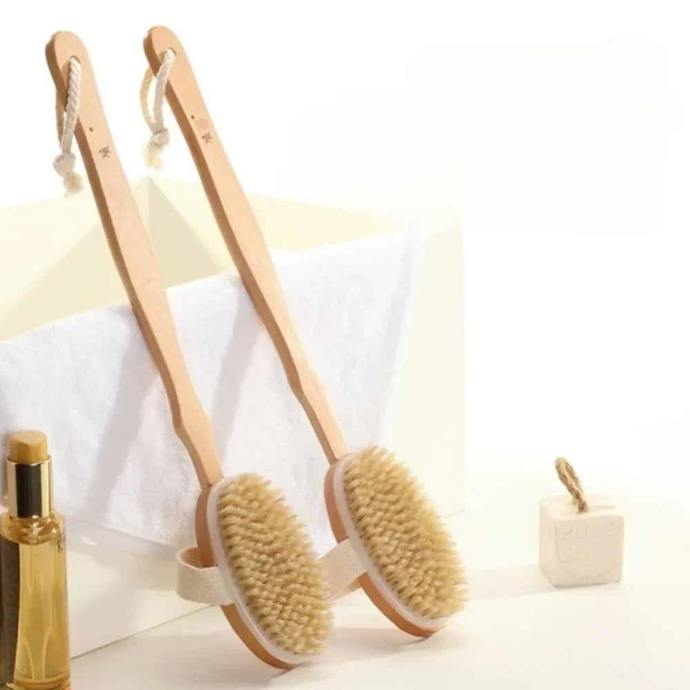 Long Handle Body Brush — Deep Exfoliation & Back Massage
