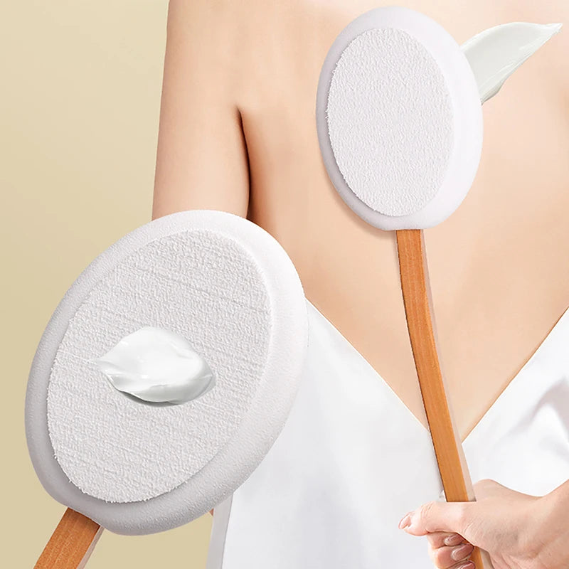 Shower Body Brush Body Scrubber Long Handle Body Brush Multi-Function Sunscreen Applicator Long Handle Body Cleaner Shower Brush