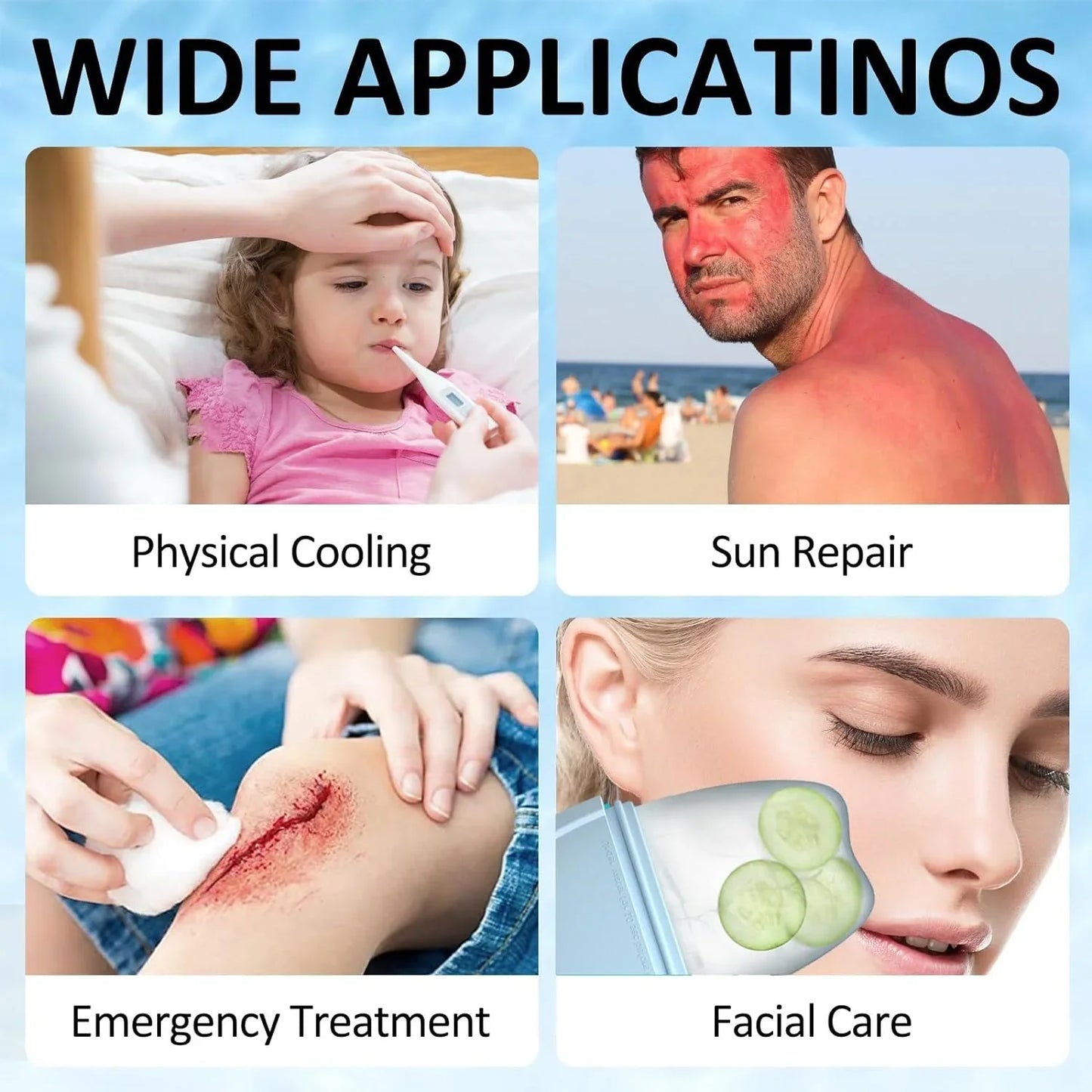 Ice Roller for Face & Eyes — Cooling Facial Massager