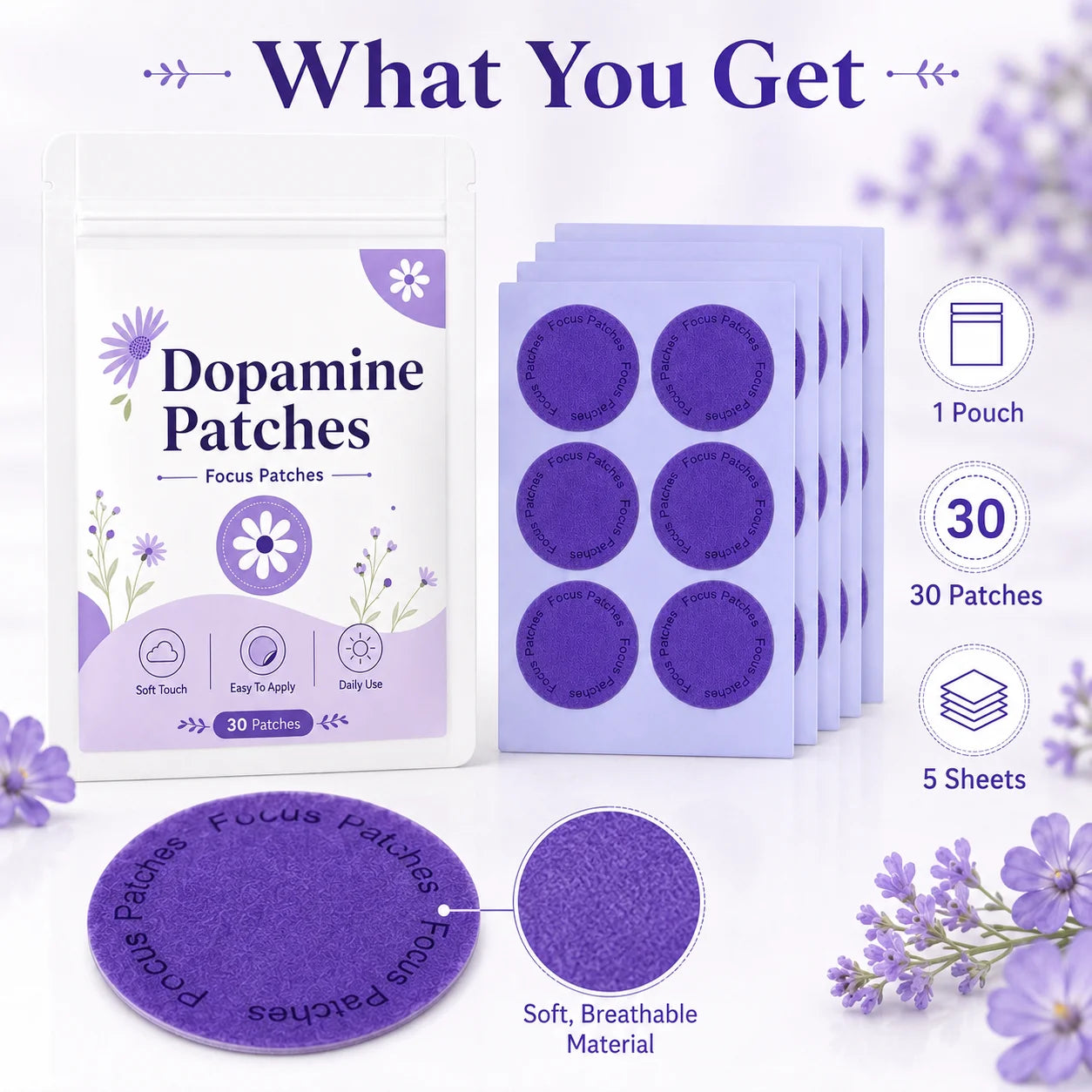 30pcs Daily Use Body Patches