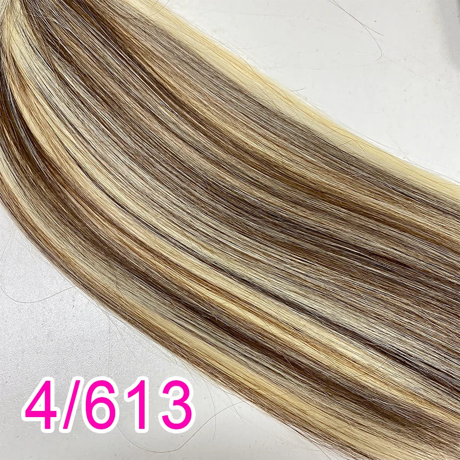 100% Human Hair Bulk No Weft Remy Vietnam Hair Straight Hair Bundles Real Natural Black Hair 613 Blonde 30inch For Braiding