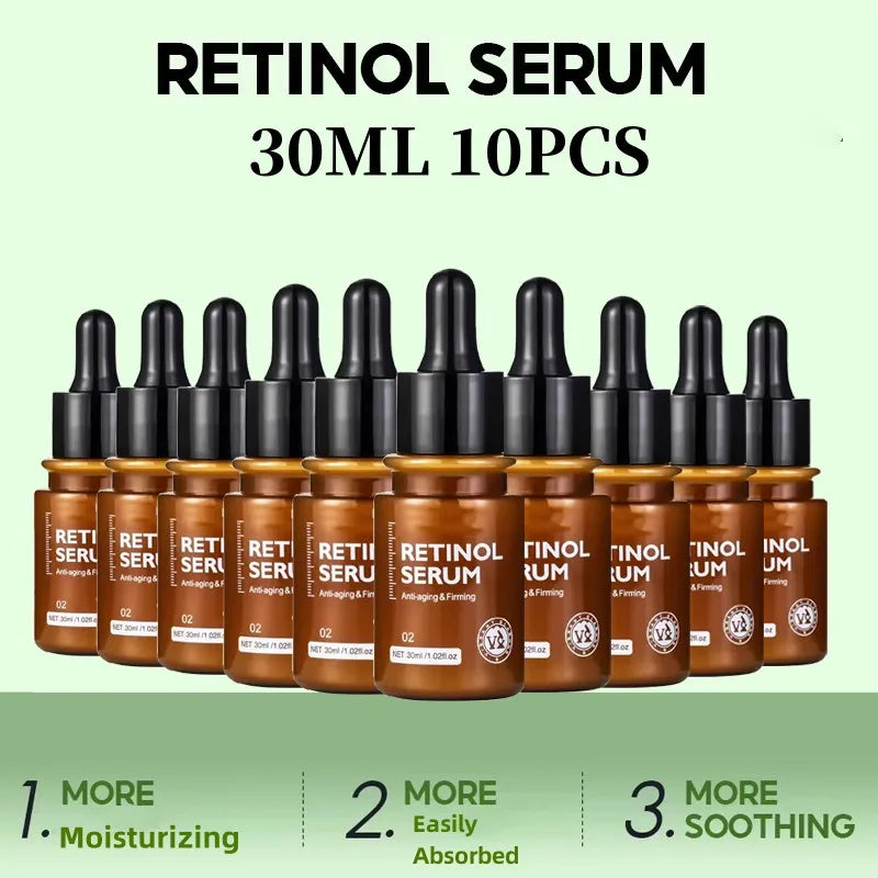 Retinol Serum 10-Pack — Anti-Aging Moisturizer