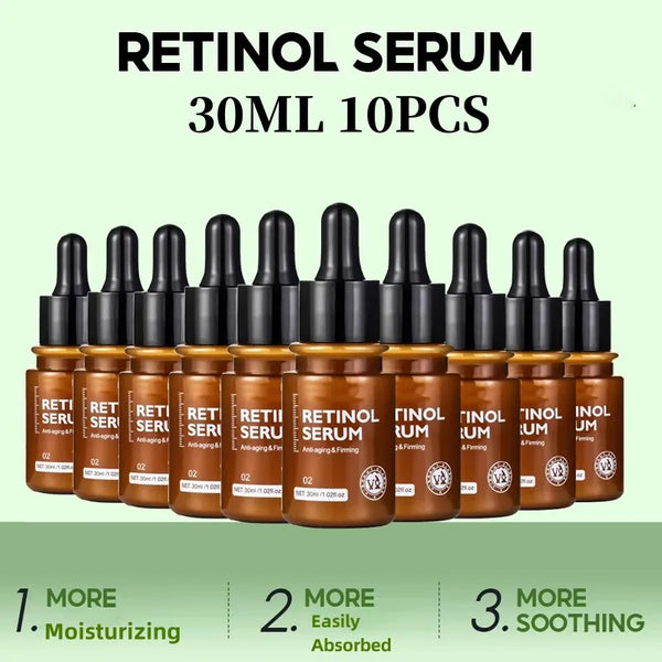 Retinol Serum 10-Pack — Anti-Aging Moisturizer