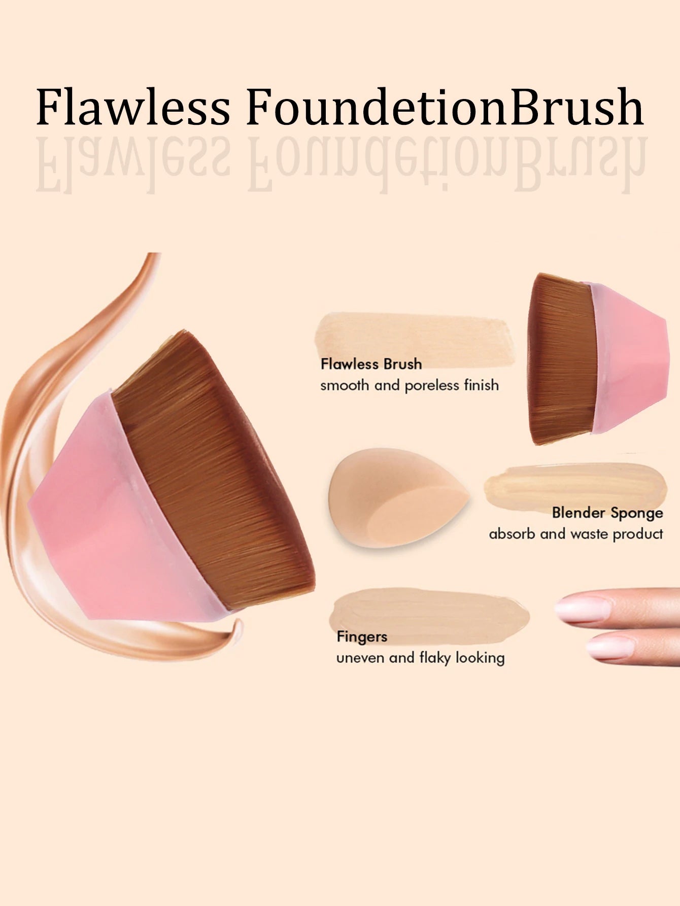 Foundation Makeup Brush — Professional Body Blender