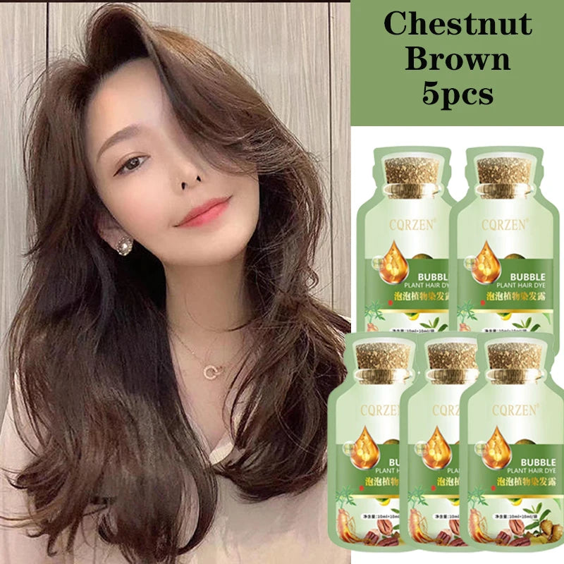 Herbal Hair Dye Shampoo — Natural Color Change