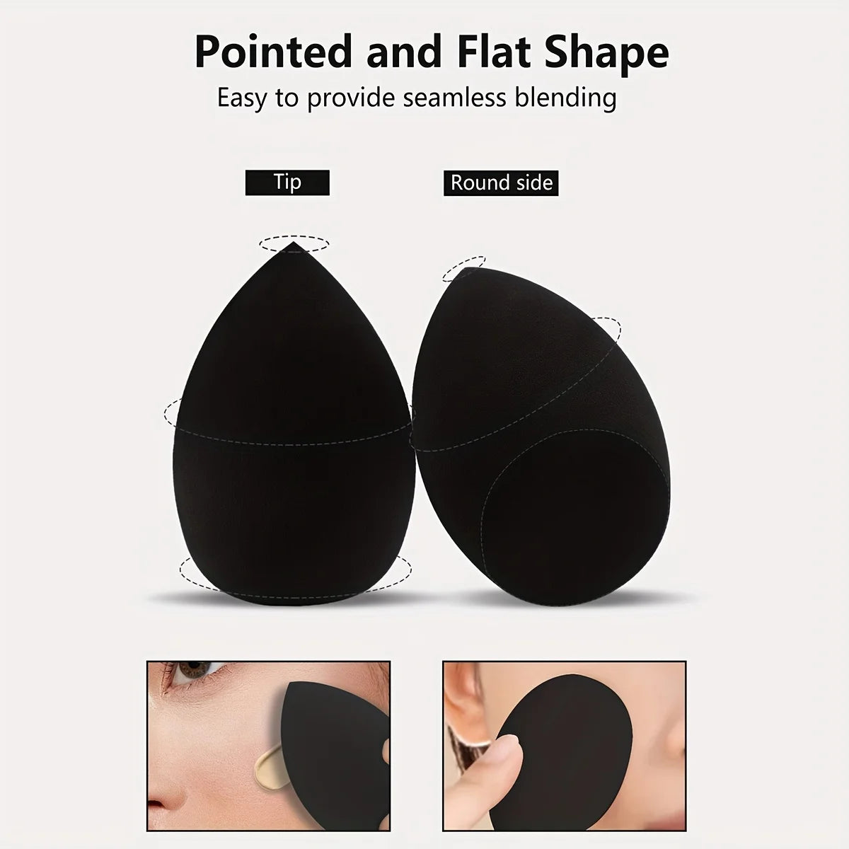 8-Piece Beauty Sponge Set — Foundation Blender