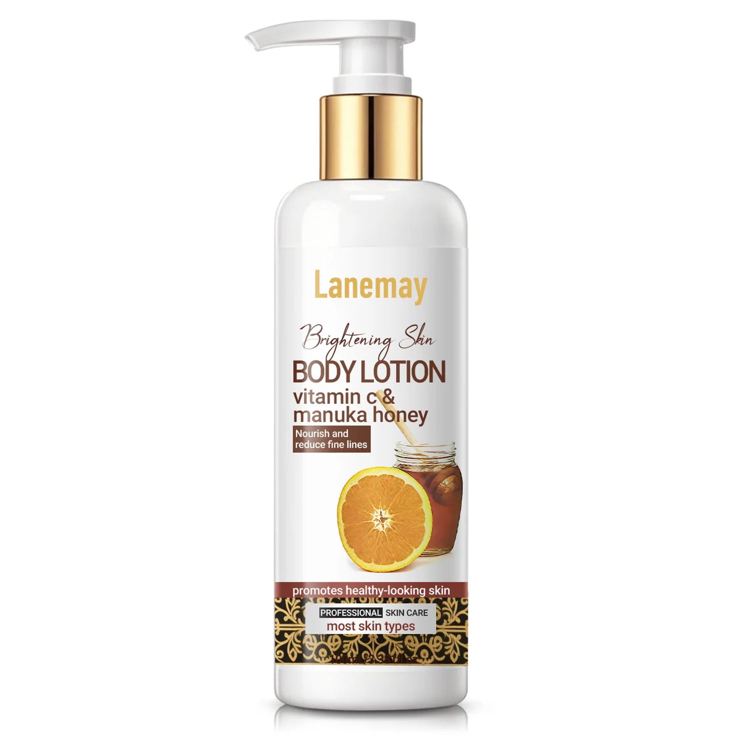 Winter Body Moisturizing and Hydrating Body Lotion, Vitamin C Body Lotion Containing Manuka Honey, Moisturizes Body Skin 100ml
