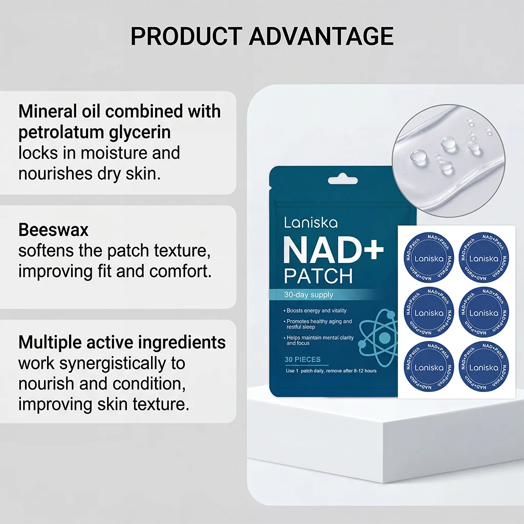 NAD+ Body Care Patch Long Lasting Gentle Breathable Skin Nourishing Comfort For Men Women Daily Home Travel Office Use