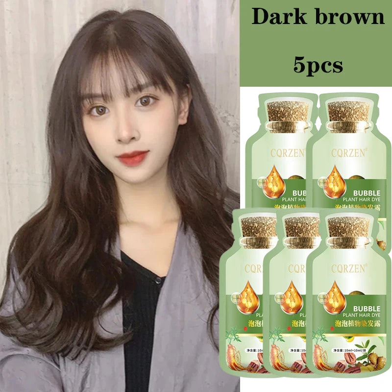 Herbal Hair Dye Shampoo — Natural Color Change