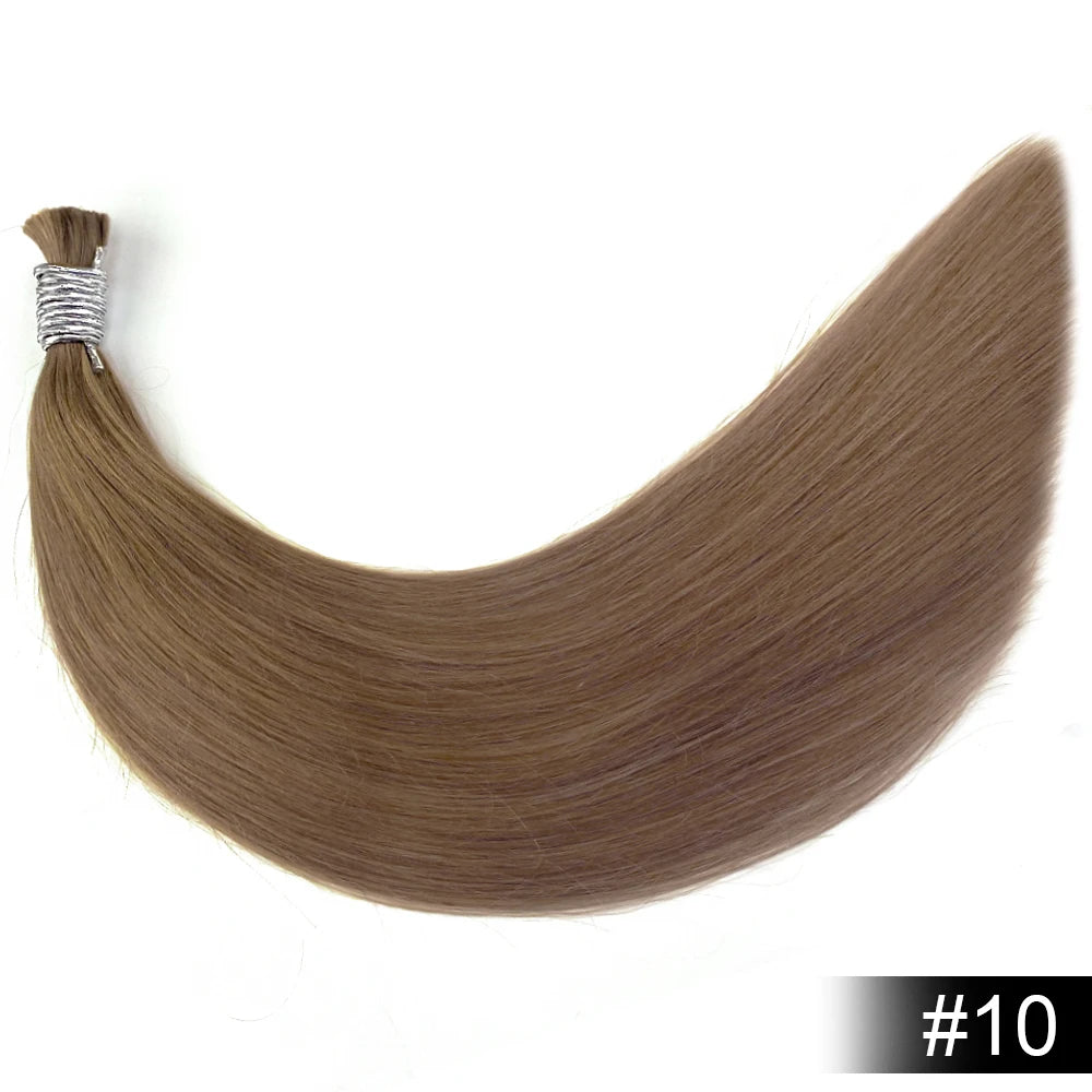 100% Human Hair Bulk No Weft Remy Vietnam Hair Straight Hair Bundles Real Natural Black Hair 613 Blonde 30inch For Braiding