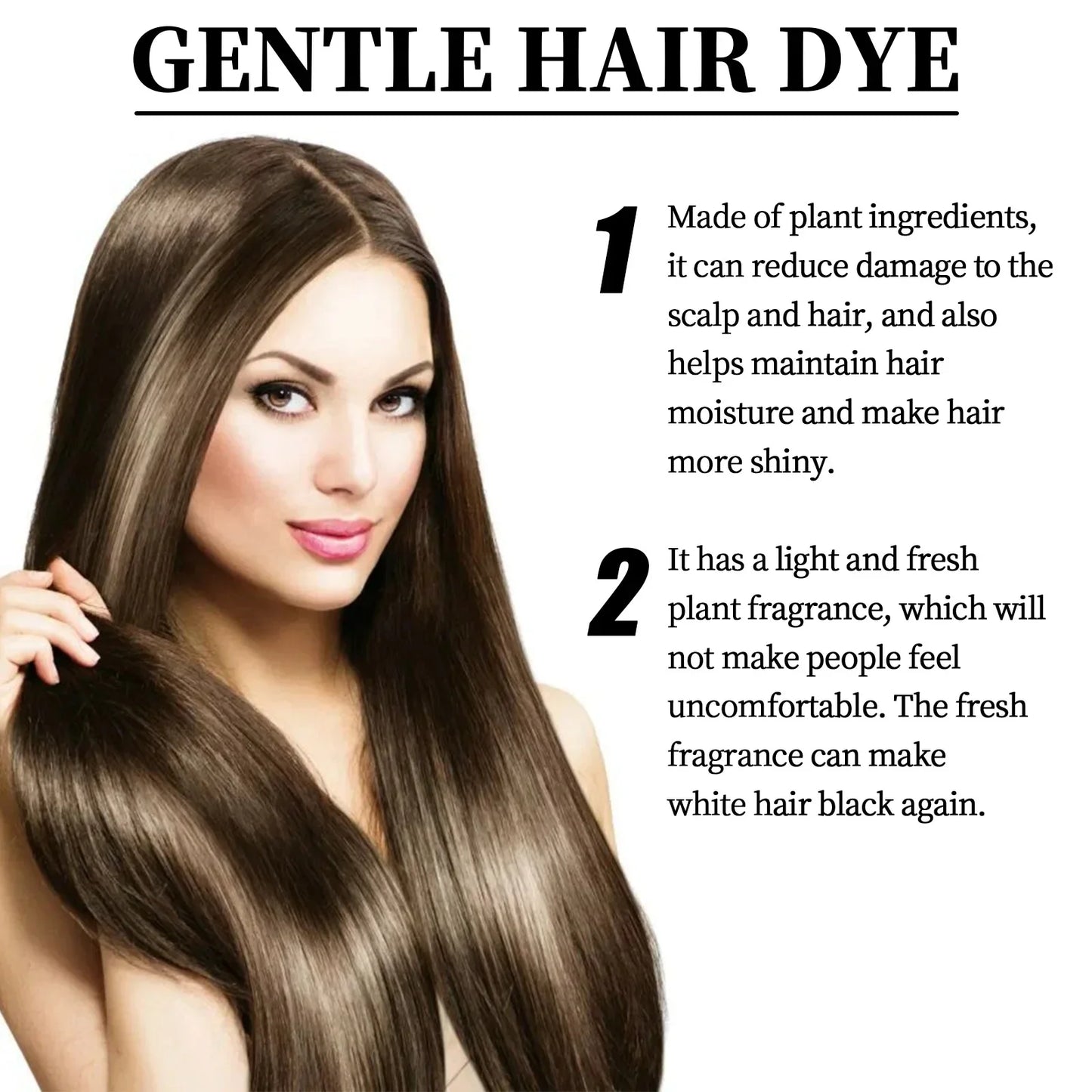 EELHOE Hair Color Cream — Permanent Ammonia-Free Dye (3 Colors)