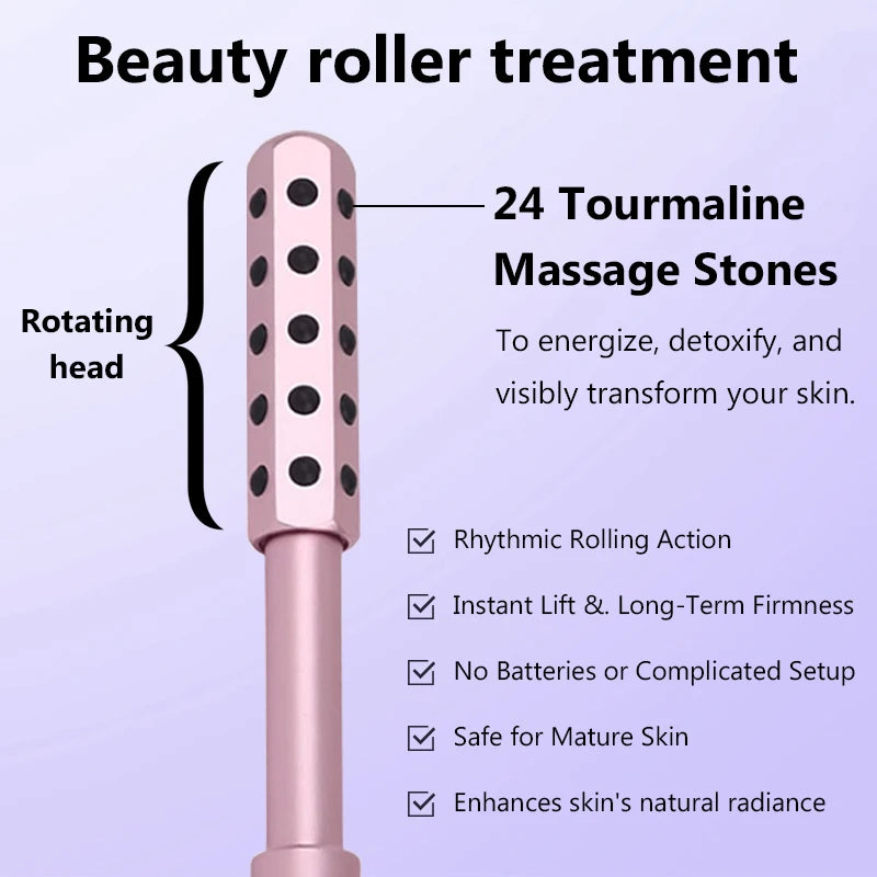 Germanium Face Massage Roller — Acupoint Beauty Tool