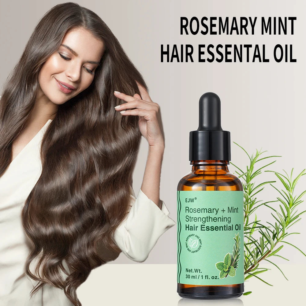 Rosemary Hair Shampoo Conditioner Hair Mask Hair Oil for Thinning Hair Nourishes Hair Roots Strengthening for Thinning Hair