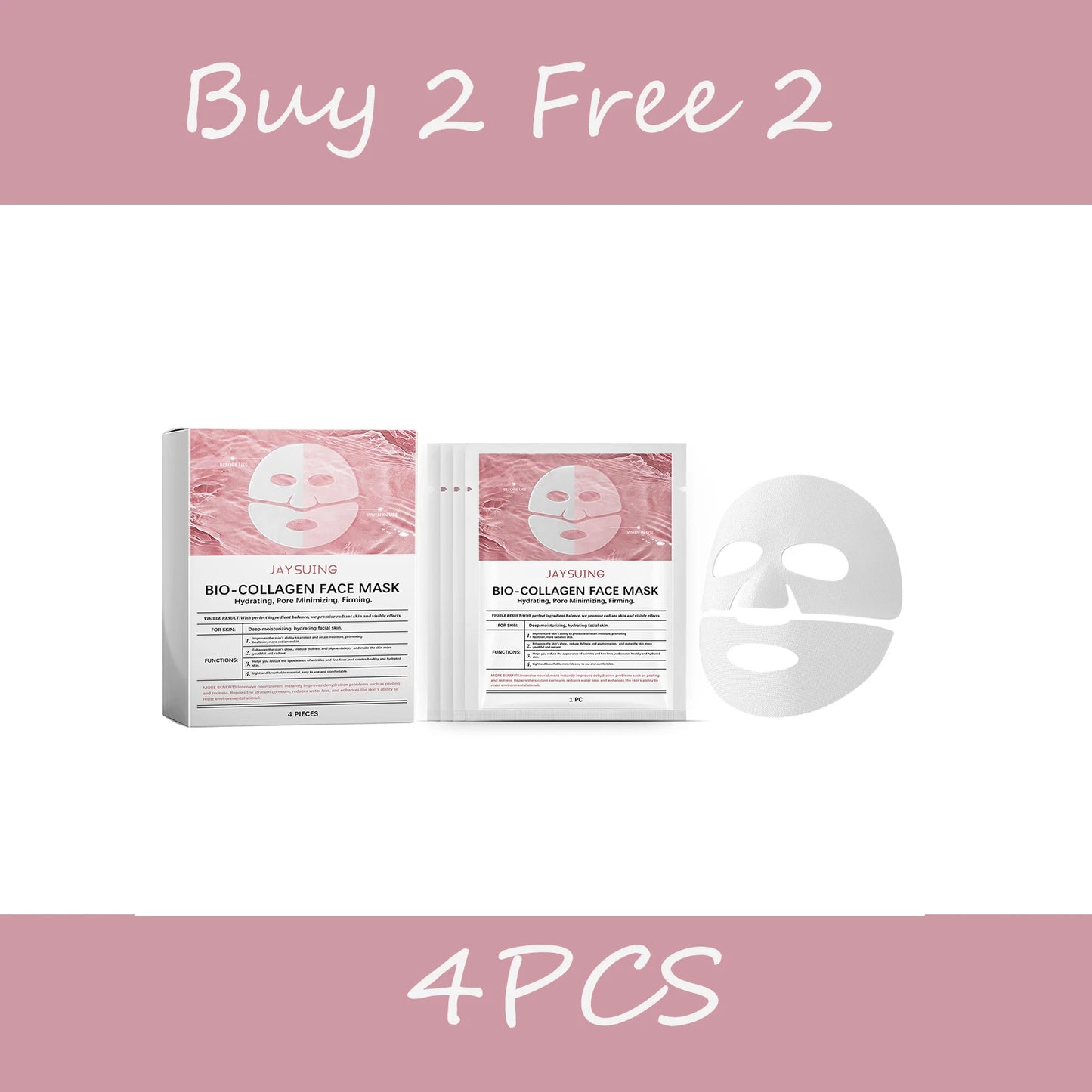 Jaysuing Moisture Mask 4-Pack — Nourishing Daily Care