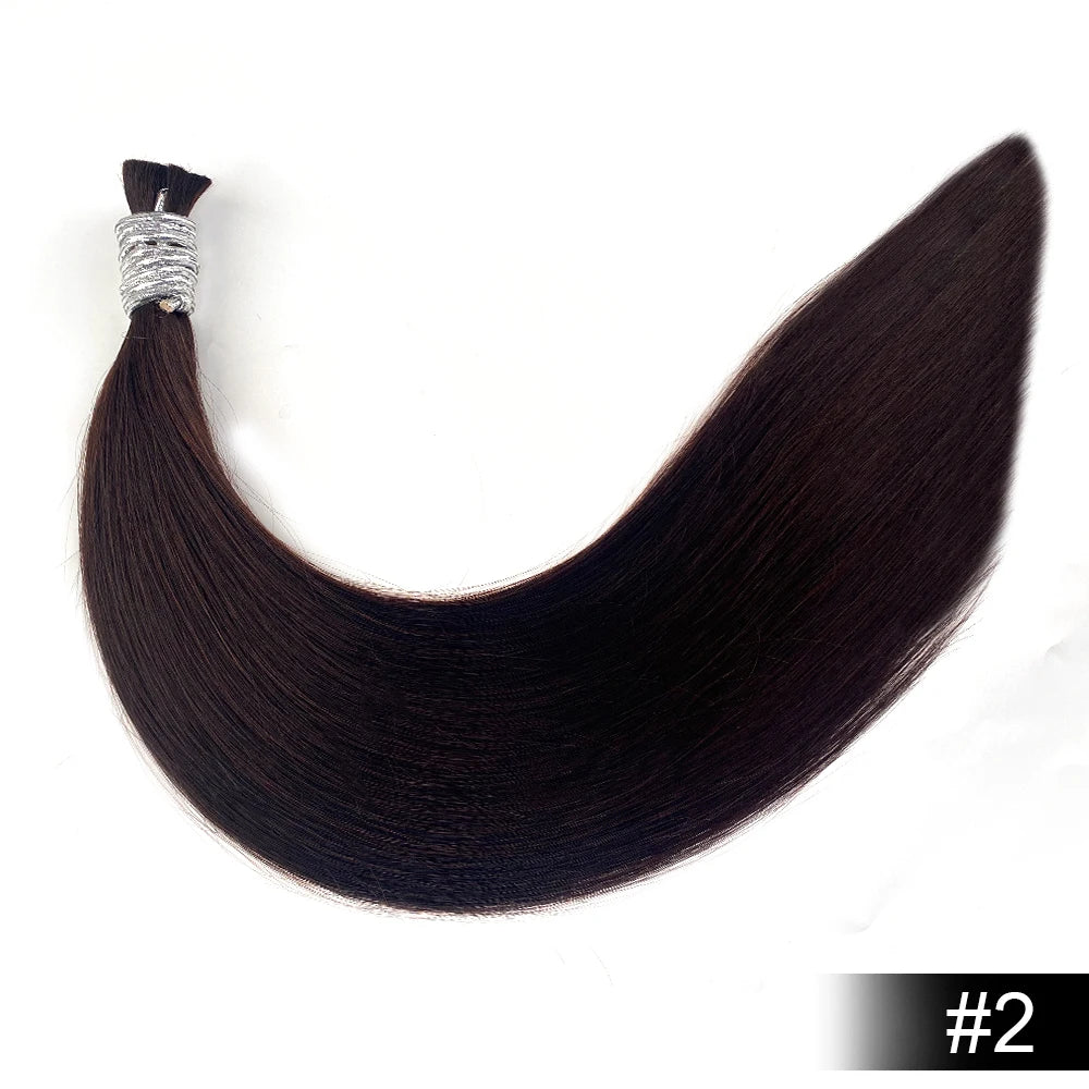 100% Human Hair Bulk No Weft Remy Vietnam Hair Straight Hair Bundles Real Natural Black Hair 613 Blonde 30inch For Braiding