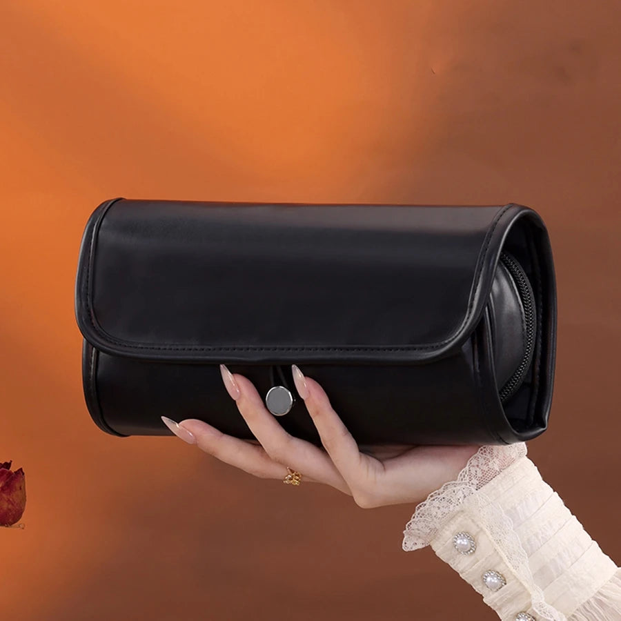 1pc large capacity multifunctional makeup bag, makeup brush bag, storage bag, portable folding beauty makeup makeup storage bag