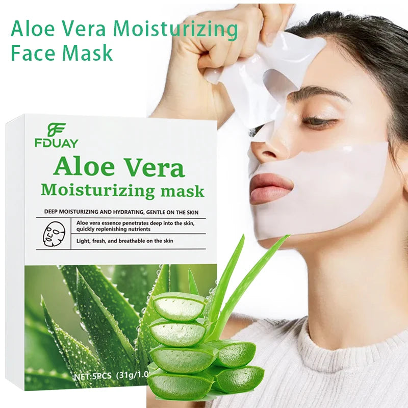 Aloe Vera Moisture Mask 5-Pack — Daily Hydration