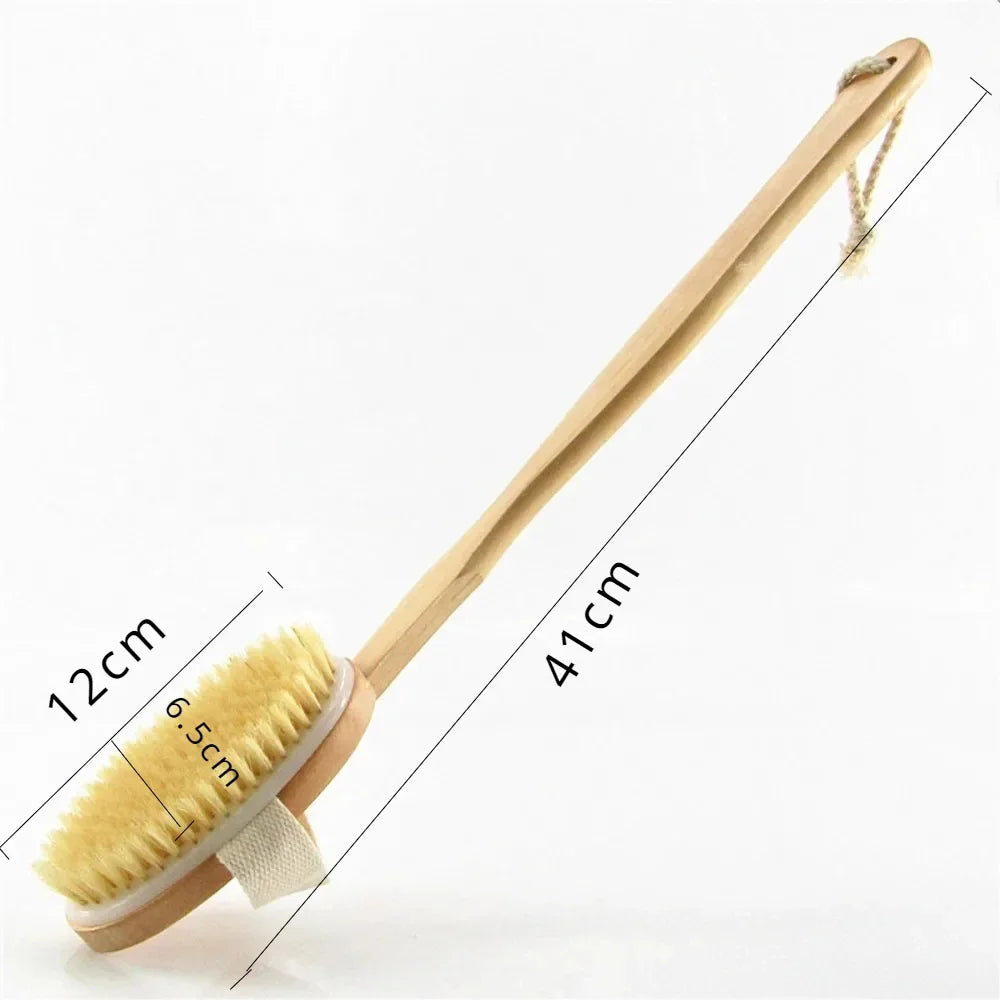 Long Handle Body Brush — Deep Exfoliation & Back Massage
