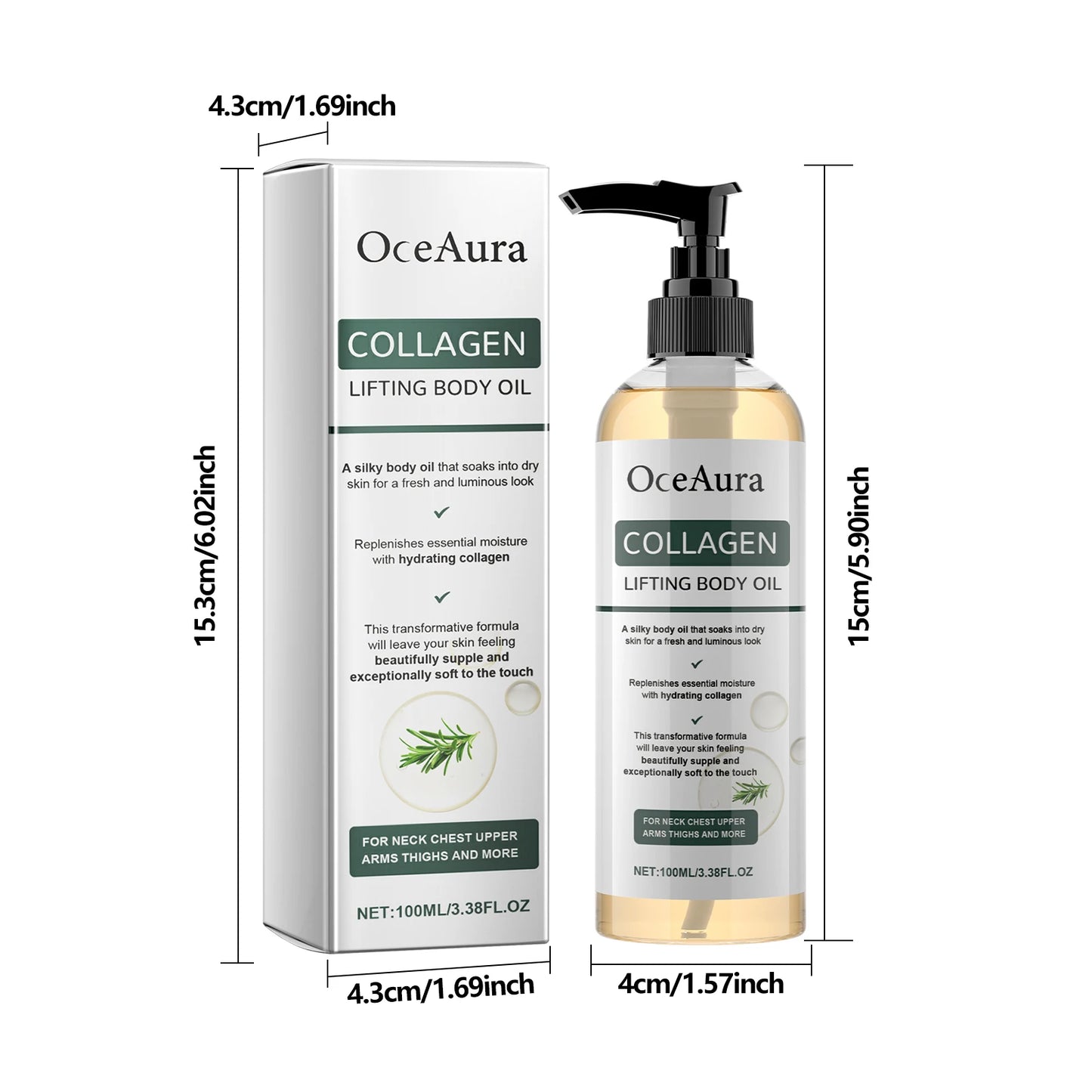 Collagen Lifting Body Oil — Skin Tightening