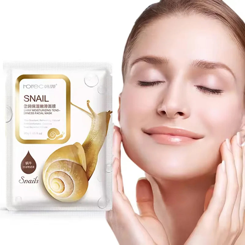 Snail Mucin Moisture Mask 10-Pack — Korean Hydration
