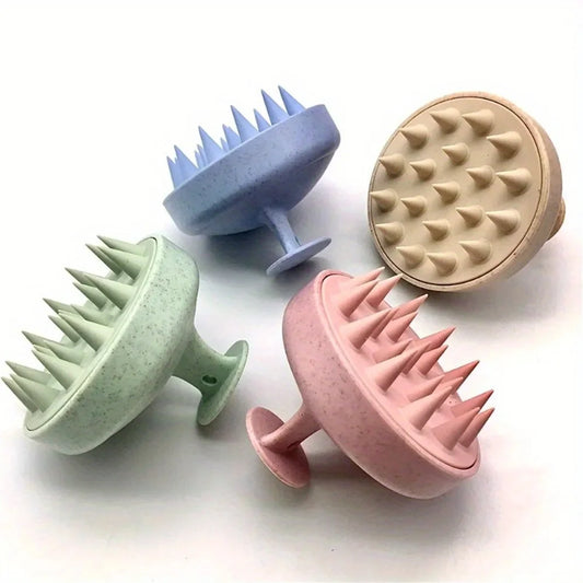 Silicone Scalp Massager Shampoo Brush