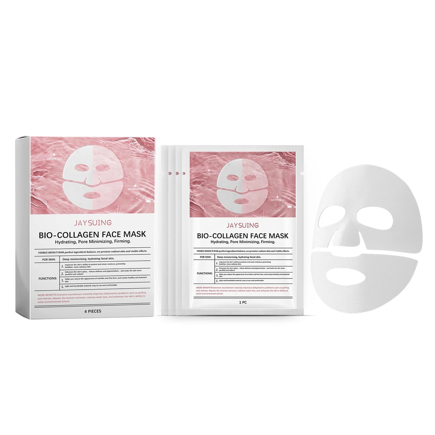 Jaysuing Moisture Mask 4-Pack — Nourishing Daily Care