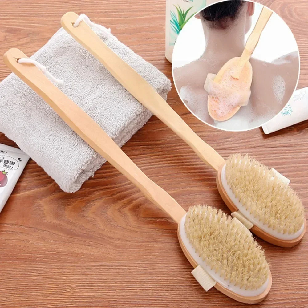 Long Handle Body Brush — Deep Exfoliation & Back Massage