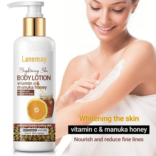 Winter Body Moisturizing and Hydrating Body Lotion, Vitamin C Body Lotion Containing Manuka Honey, Moisturizes Body Skin 100ml
