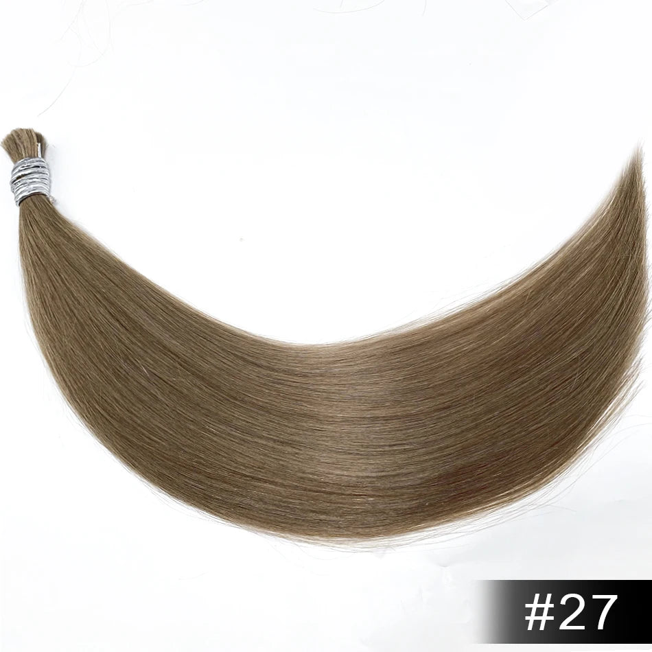 100% Human Hair Bulk No Weft Remy Vietnam Hair Straight Hair Bundles Real Natural Black Hair 613 Blonde 30inch For Braiding