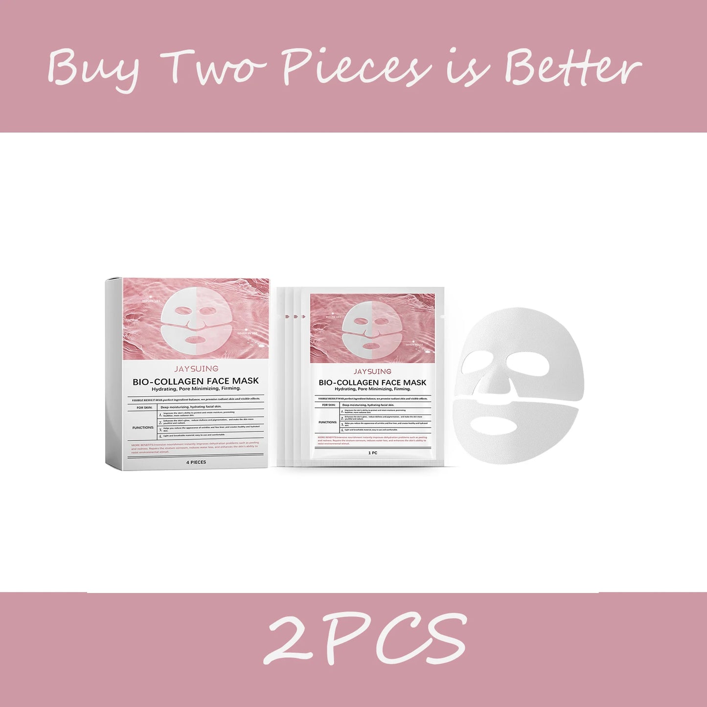 Jaysuing Moisture Mask 4-Pack — Nourishing Daily Care