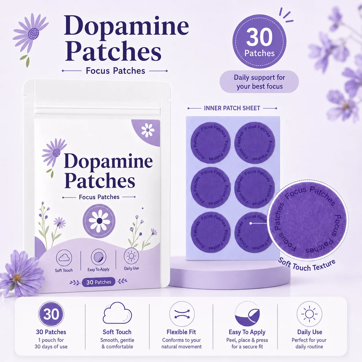 30pcs Daily Use Body Patches