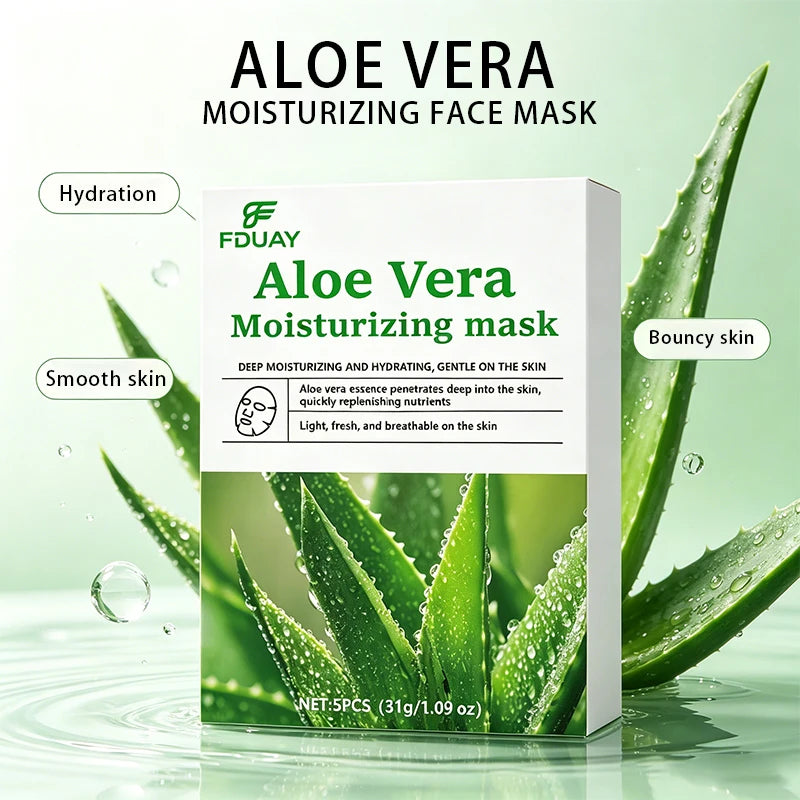 Aloe Vera Moisture Mask 5-Pack — Daily Hydration